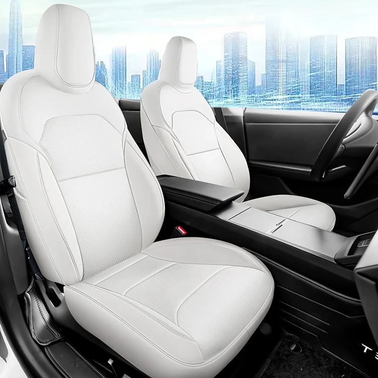 Sesuai Tersuai untuk Penutup Tempat Duduk Kereta Tesla Model 3