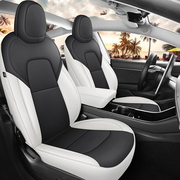 Sesuai Tersuai untuk Sarung Tempat Duduk Tesla Model 3