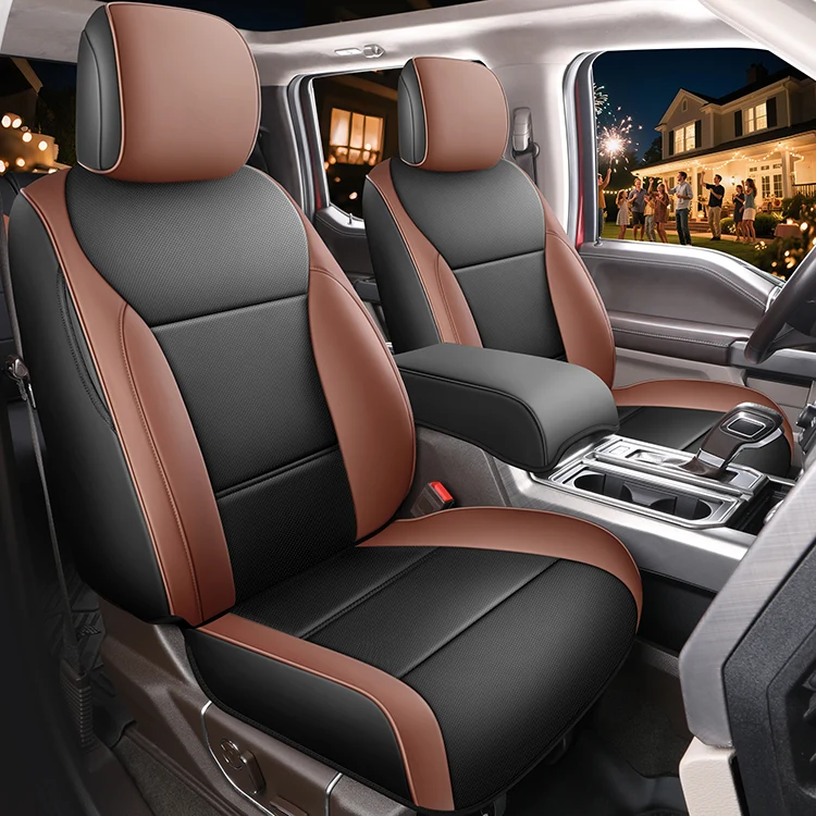 Sarung Tempat Duduk Pickup Ford F150 XL XLT STX Custom Fit