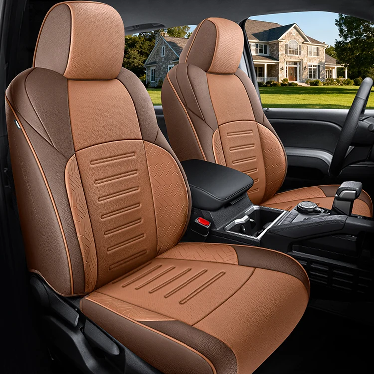Set Penuh Penutup Tempat Duduk Toyota Tacoma Fit Tersuai