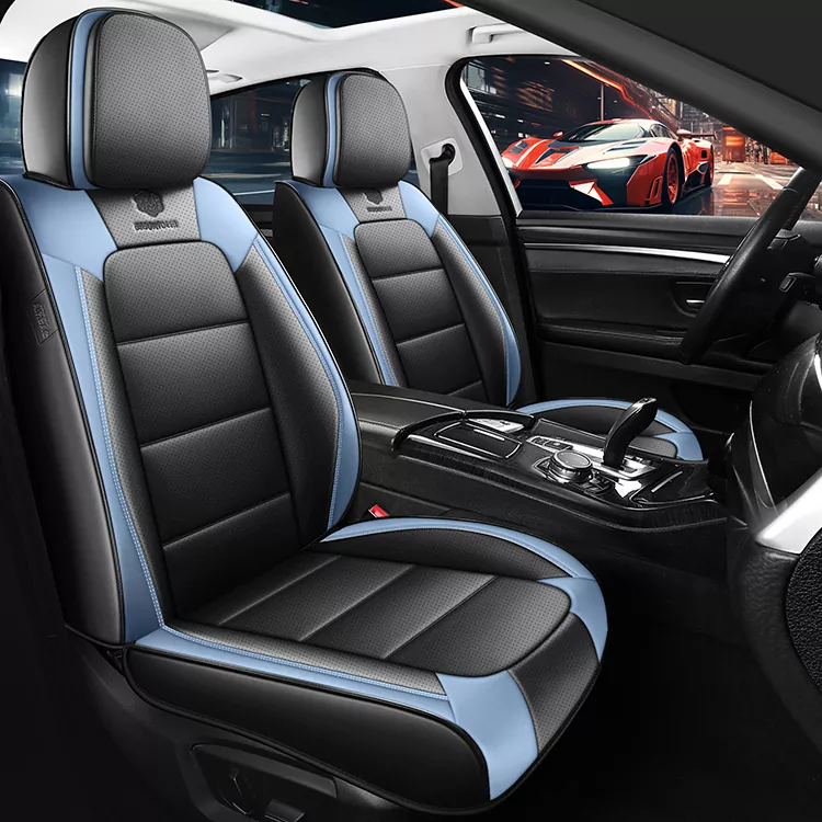 Sarung Tempat Duduk Kereta Kulit Universal Kalis Air Set Penuh